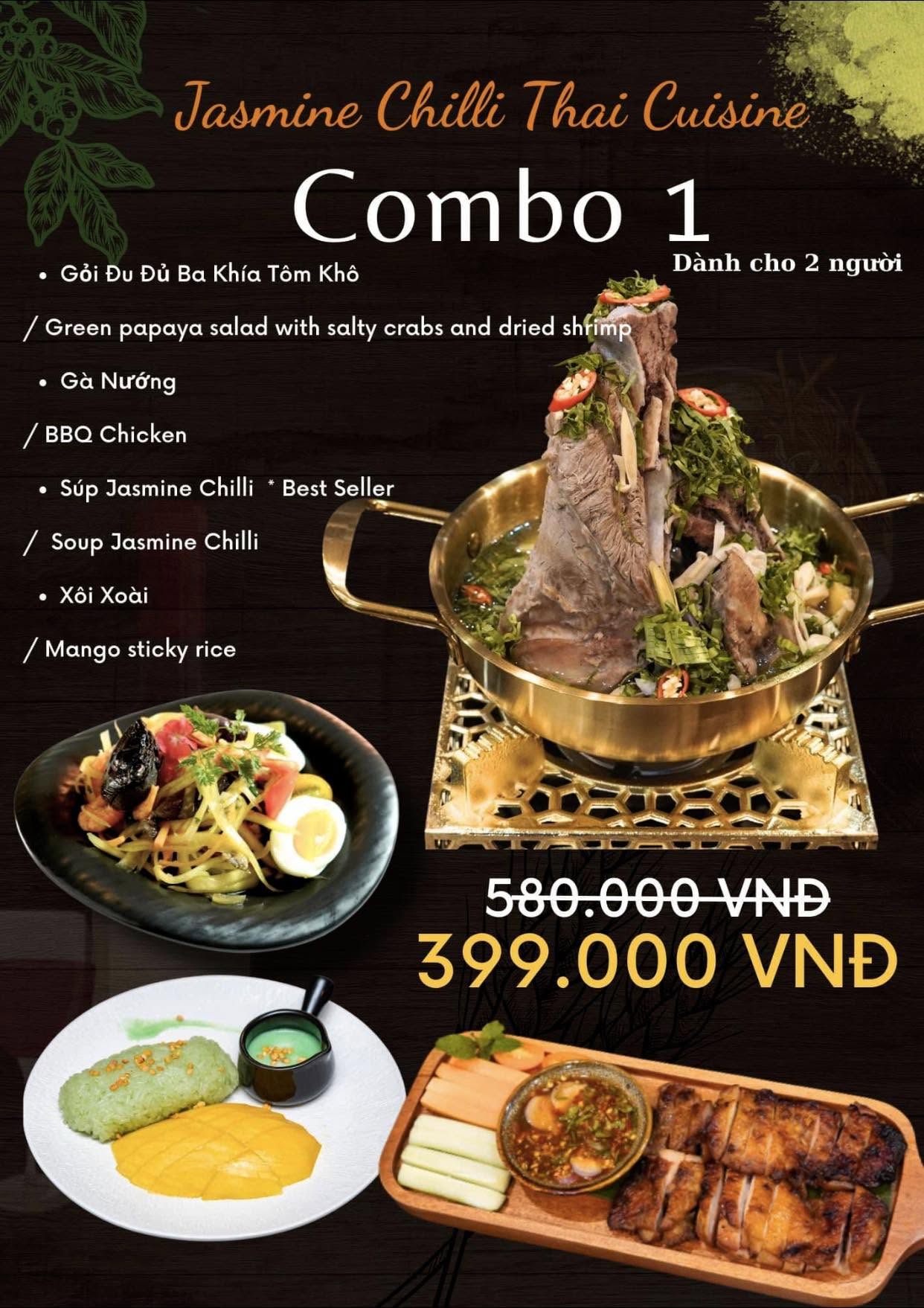 Jasmine Chilli Thai Cuisine Combo 1