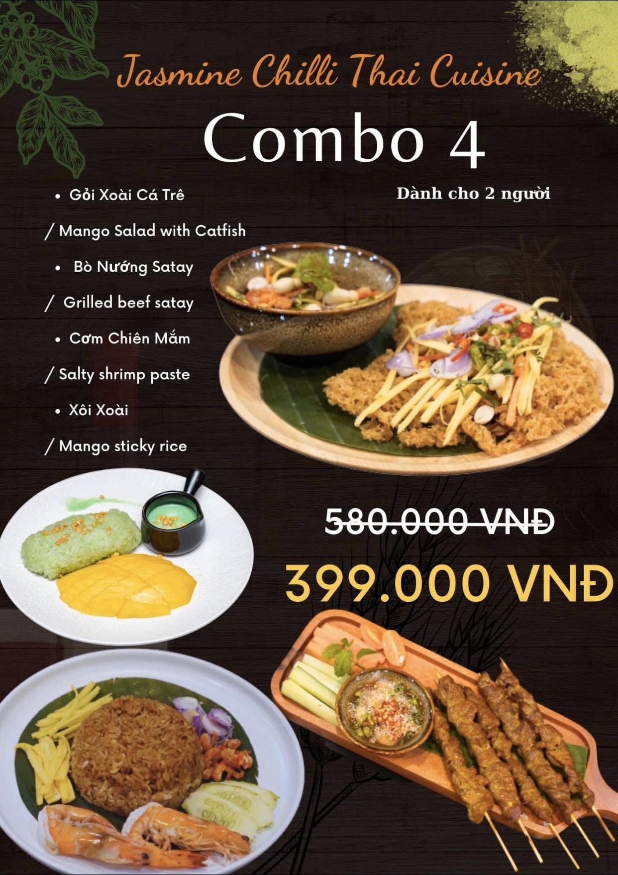 Jasmine Chilli Thai Cuisine Combo 4