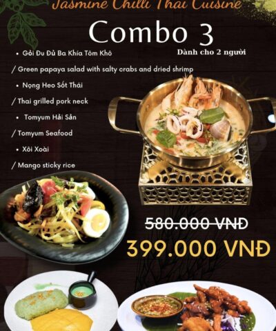 Jasmine Chilli Thai Cuisine Combo 3