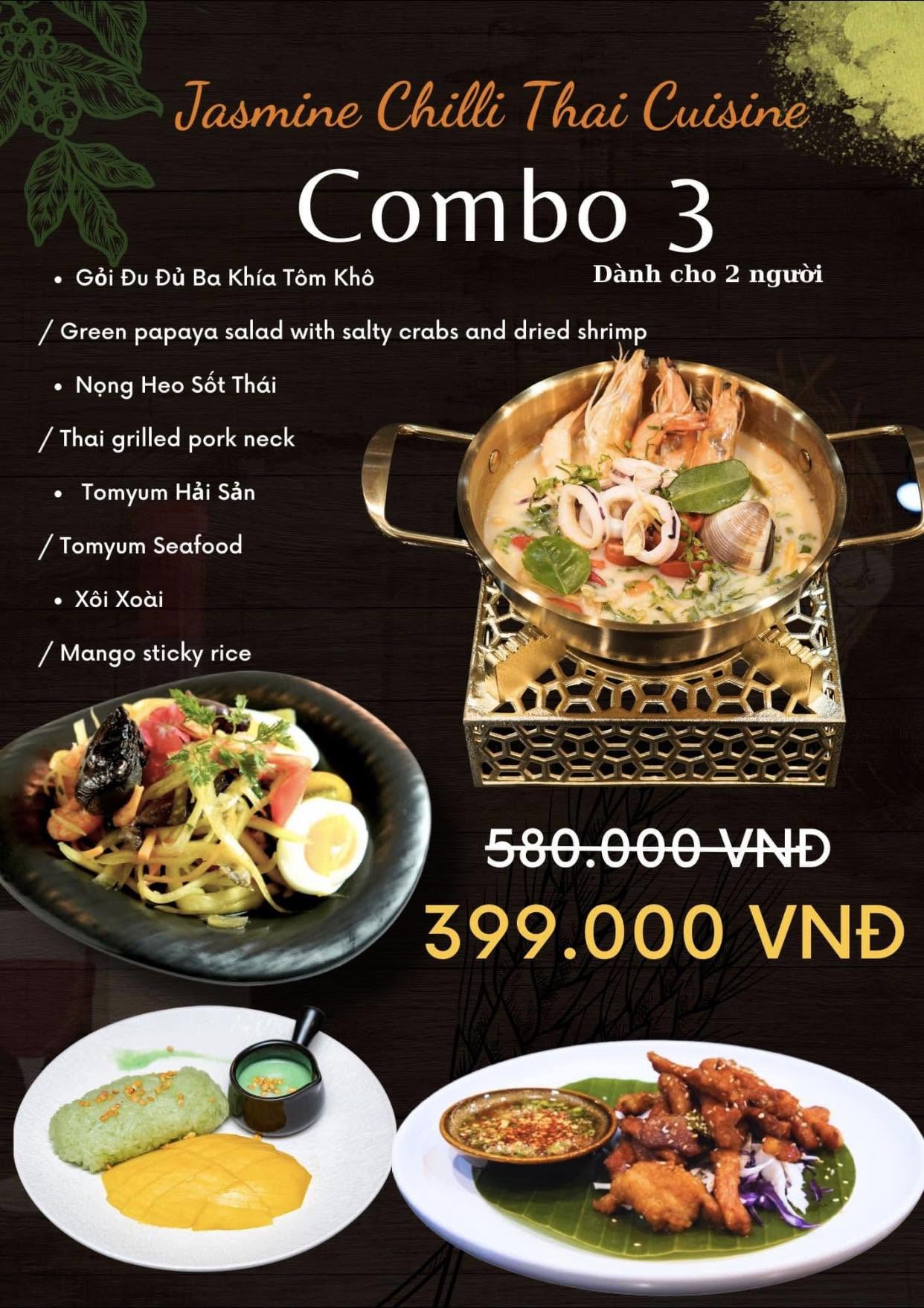 Jasmine Chilli Thai Cuisine Combo 3