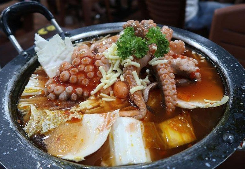 Bạch tuộc nhúng dấm thơm ngon